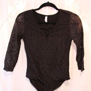 Black Lace Bodysuit